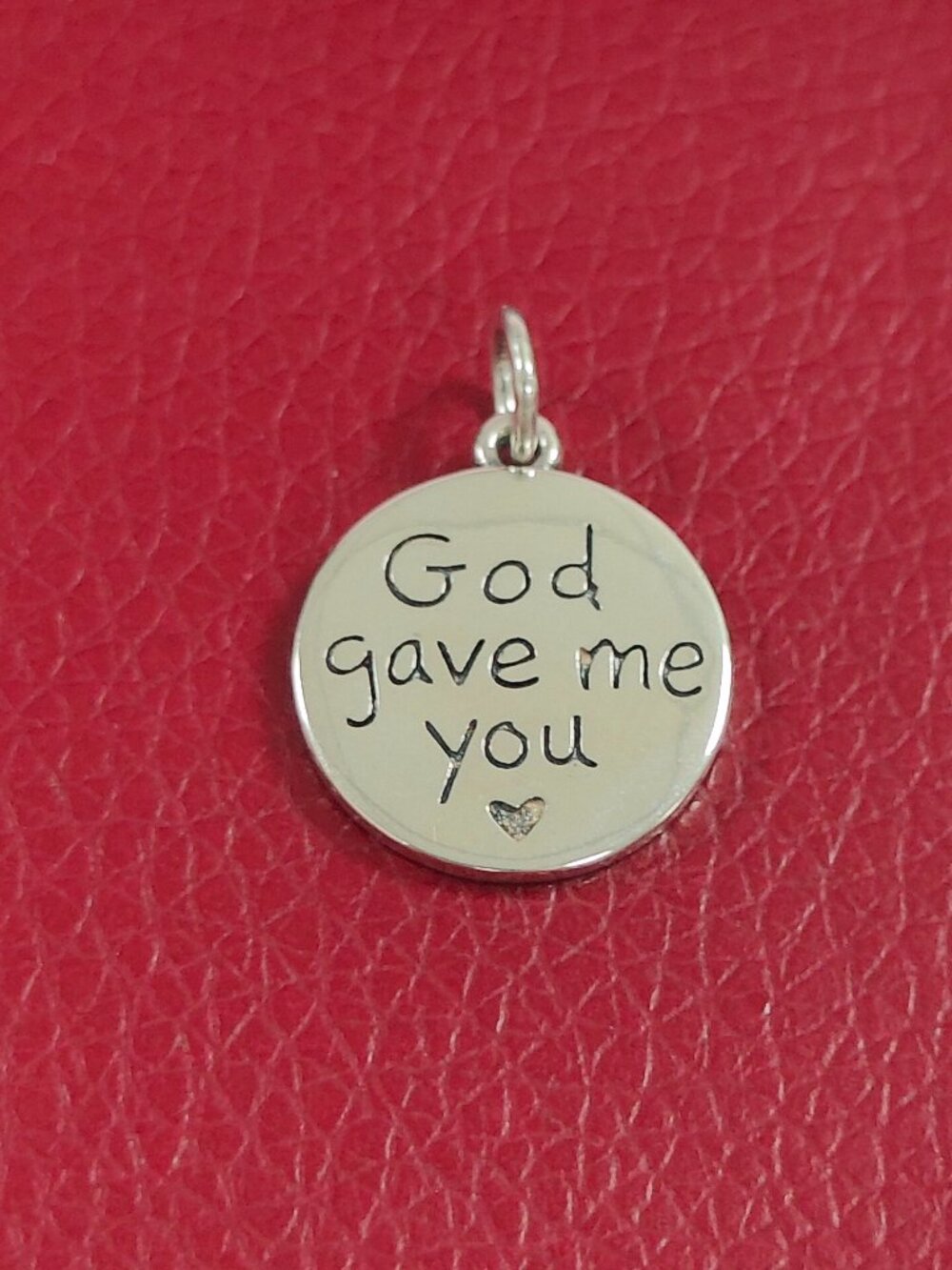 James Avery God Gave Me You Charm Sterling Silver Pendant with box